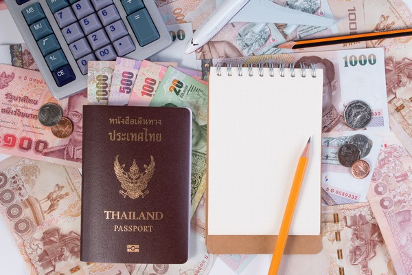 Thai-Passport-with-Thai-money-banknote-for-travel